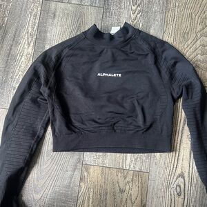 Alphalete Black Long Sleeve Tee